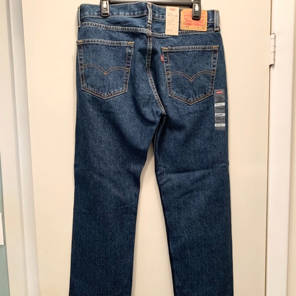 NWT Men’s Levi 505 Regular Straight Leg Jeans - Picture 3 of 7